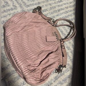 Coach Blush Leather Shoulder Bag